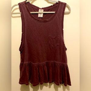 Free People We The Free Distressed tank top
